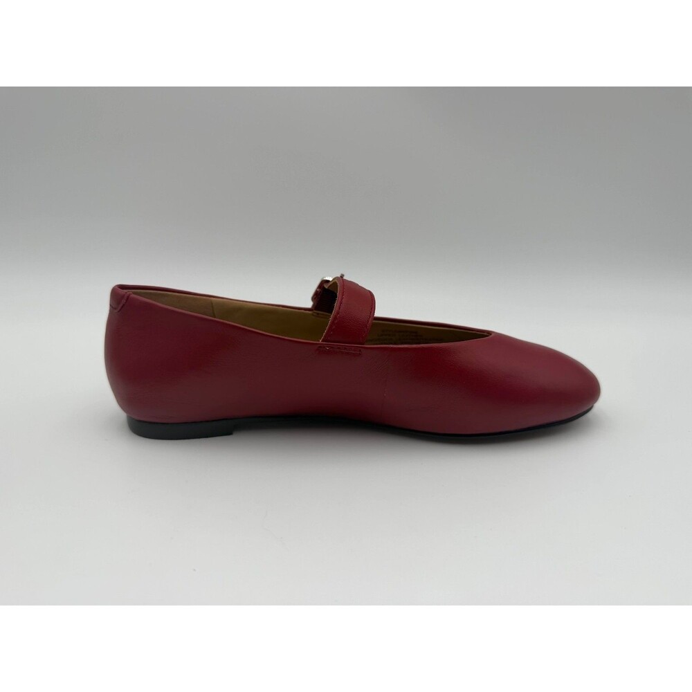 Madewell Mary Jane Flats – Red Leather – Women’s Size 6 - Picture 3 of 8